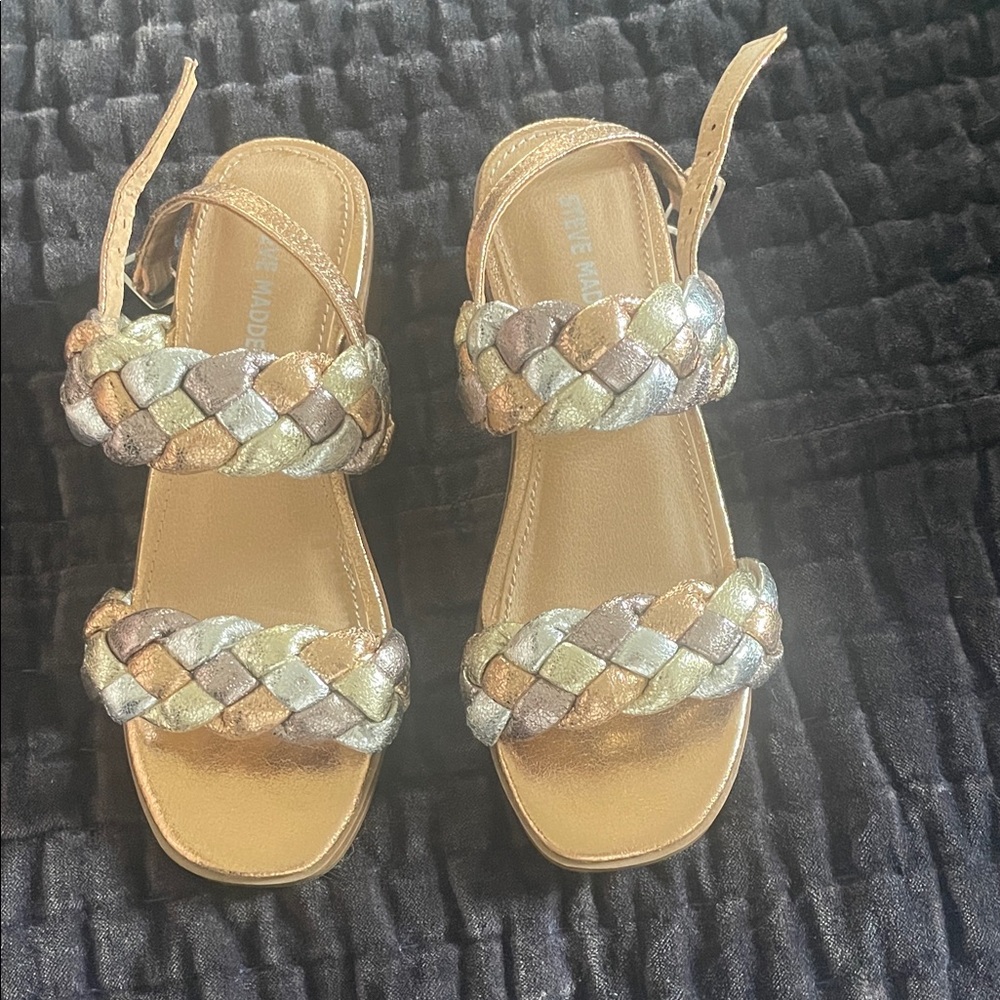 Steve Madden Multicolor Braided Sandals